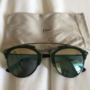 Dior so real sunglasses green *like new*